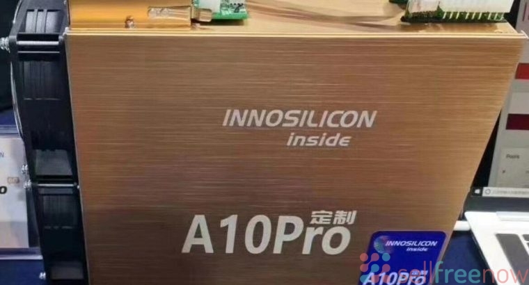 New Innosilicon A10 Pro 6G 720MH/s , Antminer S19